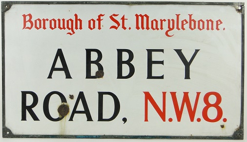 Abbey Road sign for sale Image