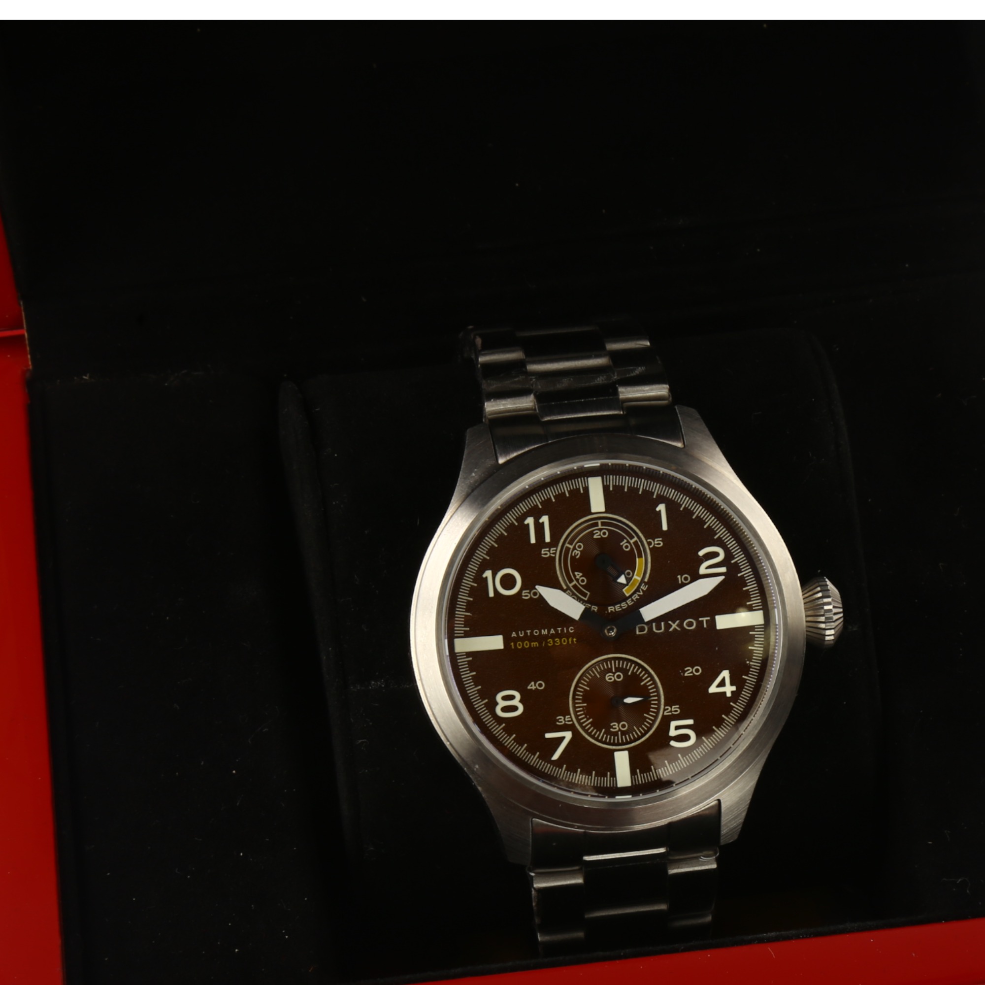 Duxot - Stainless Steel 'Altius' Automatic Bracelet Watch | Burstow ...