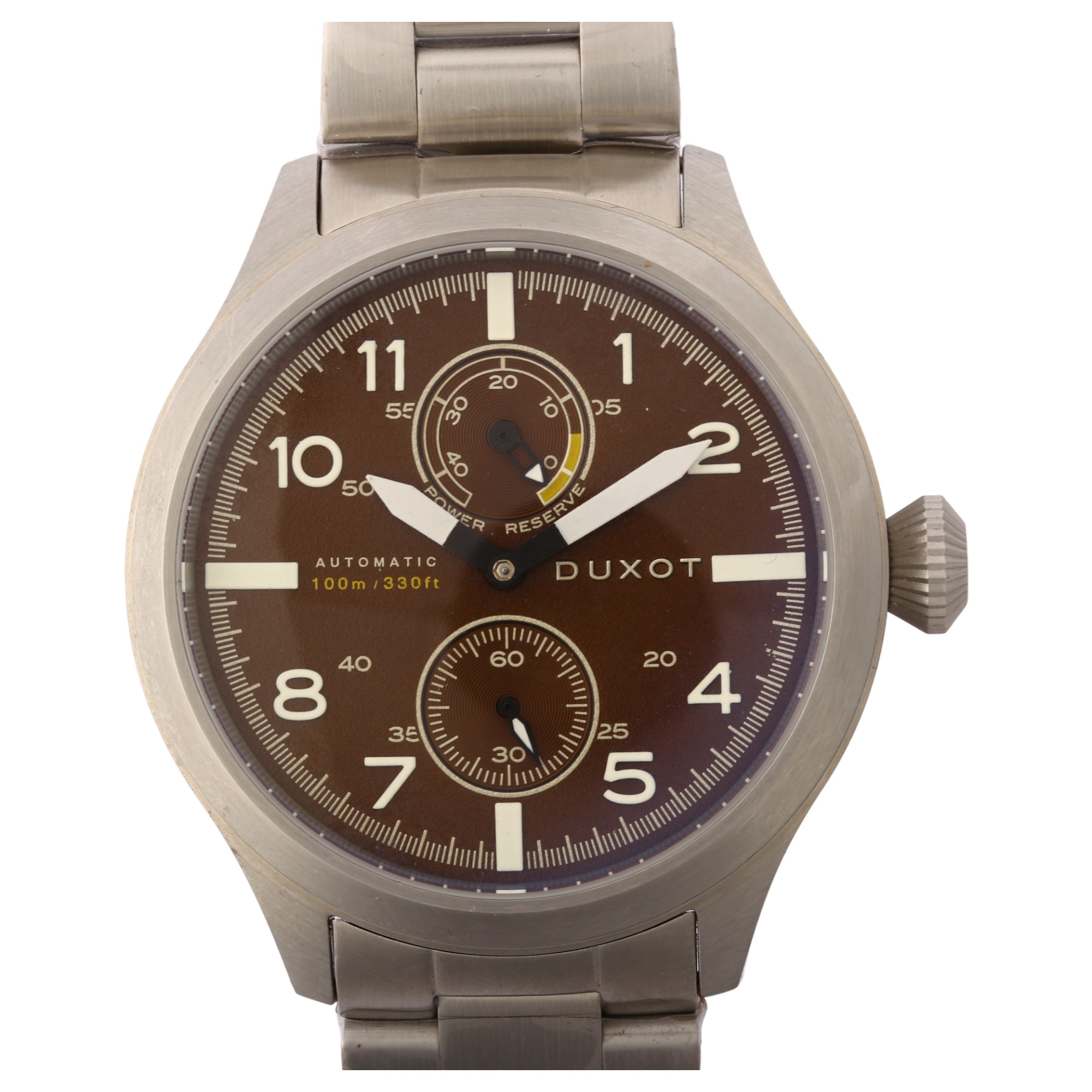 Duxot Stainless Steel 'Altius' Automatic Bracelet Watch Burstow