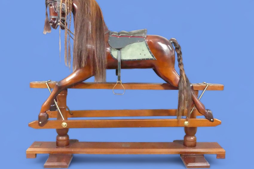 Vintage Rocking Horse Sold Charity (1)
